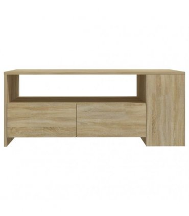 vidaXL Coffee Table Sonoma Oak 102x55x42 cm Engineered Wood