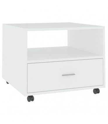 vidaXL Coffee Table White 55x55x40 cm Engineered Wood