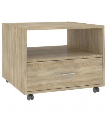vidaXL Coffee Table Sonoma Oak 55x55x40 cm Engineered Wood