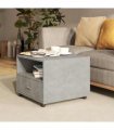 vidaXL Coffee Table Concrete Grey 55x55x40 cm Engineered Wood