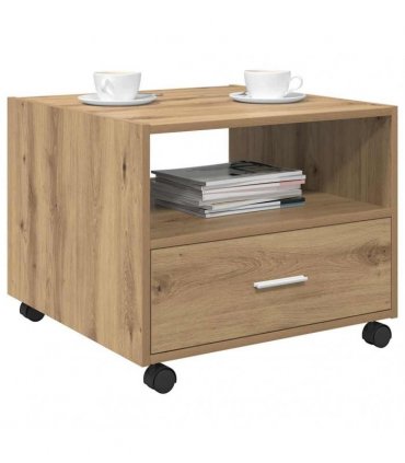 vidaXL Coffee Table Artisan Oak 55 x 55 x 45cm Engineered Wood