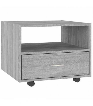 vidaXL Coffee Table Grey Sonoma 55x55x40 cm Engineered Wood