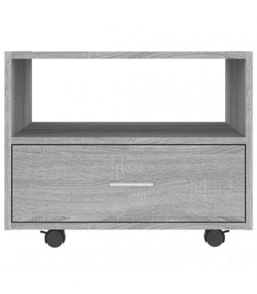 vidaXL Coffee Table Grey Sonoma 55x55x40 cm Engineered Wood