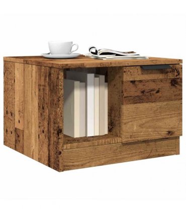 vidaXL Coffee Table Old Wood 50x50x36 cm Engineered Wood