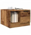 vidaXL Coffee Table Old Wood 50x50x36 cm Engineered Wood