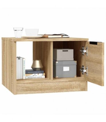 vidaXL Coffee Table Sonoma Oak 50x50x36 cm Engineered Wood
