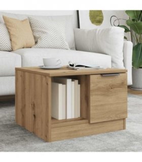 vidaXL Coffee Table Artisan Oak 50x50x36 cm Engineered Wood