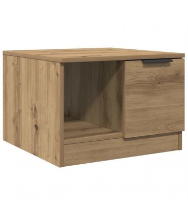 vidaXL Coffee Table Artisan Oak 50x50x36 cm Engineered Wood