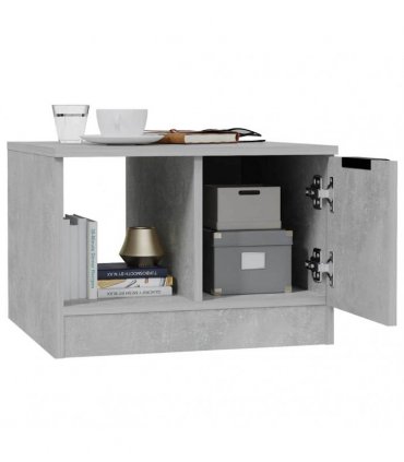 vidaXL Coffee Table Concrete Grey 50x50x36 cm Engineered Wood