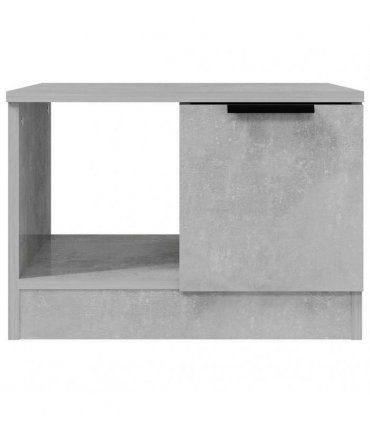 vidaXL Coffee Table Concrete Grey 50x50x36 cm Engineered Wood