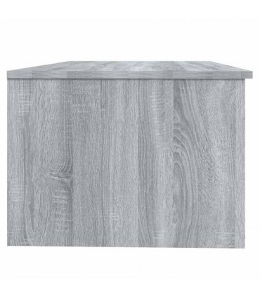 vidaXL Coffee Table Grey Sonoma 102x50x36 cm Engineered Wood