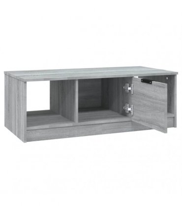 vidaXL Coffee Table Grey Sonoma 102x50x36 cm Engineered Wood