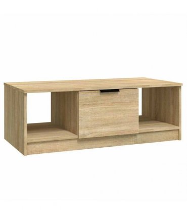 vidaXL Coffee Table Sonoma Oak 102x50x36 cm Engineered Wood