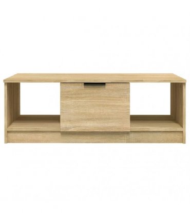 vidaXL Coffee Table Sonoma Oak 102x50x36 cm Engineered Wood