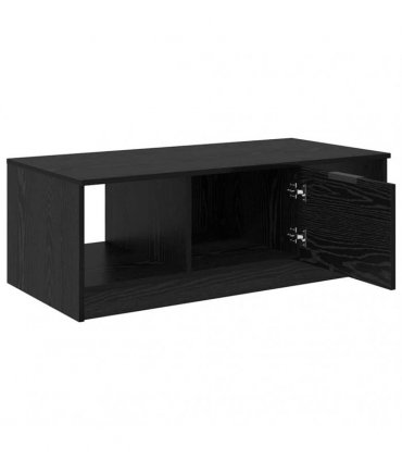 vidaXL Coffee Table Black Oak 102 x 50 x 36cm Engineered Wood