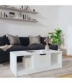 vidaXL Coffee Table White 102x50x36 cm Engineered Wood