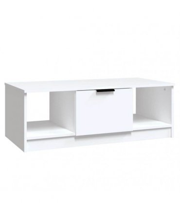 vidaXL Coffee Table White 102x50x36 cm Engineered Wood