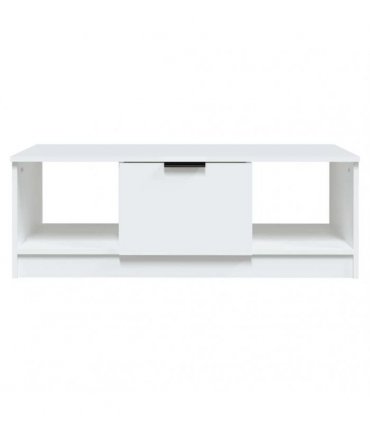 vidaXL Coffee Table White 102x50x36 cm Engineered Wood