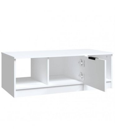 vidaXL Coffee Table White 102x50x36 cm Engineered Wood