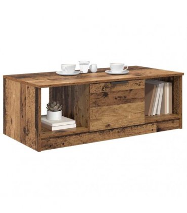 vidaXL Coffee Table Old Wood 102 x 50 x 36cm Engineered Wood