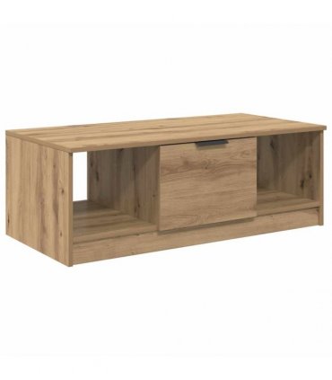 vidaXL Coffee Table Artisan Oak 102 x 50 x 36cm Engineered Wood