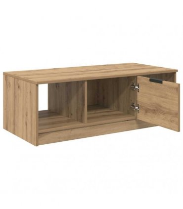 vidaXL Coffee Table Artisan Oak 102 x 50 x 36cm Engineered Wood