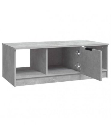 vidaXL Coffee Table Concrete Grey 102x50x36 cm Engineered Wood