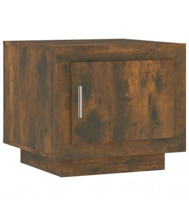 vidaXL Coffee Table Smoked Oak 51x50x45 cm Engineered Wood