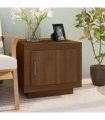 vidaXL Coffee Table Brown Oak 51x50x45 cm Engineered Wood