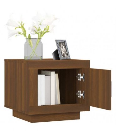 vidaXL Coffee Table Brown Oak 51x50x45 cm Engineered Wood