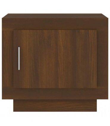 vidaXL Coffee Table Brown Oak 51x50x45 cm Engineered Wood