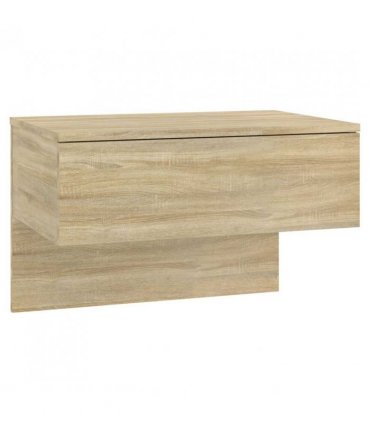 vidaXL Wall-mounted Bedside Cabinets 2 pcs Sonoma Oak