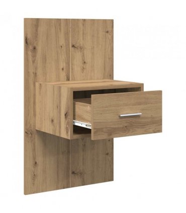 vidaXL Bedside Cabinet with Drawer 2 pcs Artisan Oak 50 x 32.5 x 80cm