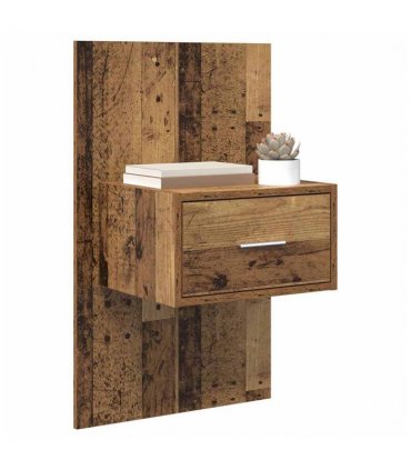 vidaXL Bedside Cabinet 2 pcs Old Wood 50 x 32.5 x 80cm Engineered Wood