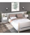 vidaXL Wall-mounted Bedside Cabinets 2 pcs White