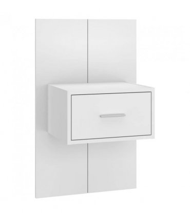 vidaXL Wall-mounted Bedside Cabinets 2 pcs White