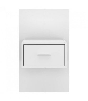 vidaXL Wall-mounted Bedside Cabinets 2 pcs White