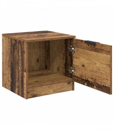 vidaXL Bed Cabinet 2 pcs Old Wood 40 x 39 x 40cm Engineered Wood