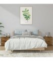 vidaXL Bedside Cabinets 2 pcs Smoked Oak Engineered Wood