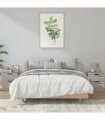 vidaXL Bedside Cabinets 2 pcs Grey Sonoma Engineered Wood