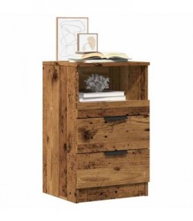 vidaXL Bedside Cabinets 2 pcs Old Wood 40x36x65 cm Engineered Wood