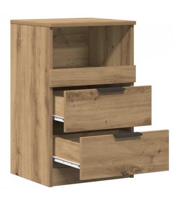 vidaXL Bedside Cabinet Artisan Oak 40x36x65 cm Engineered Wood
