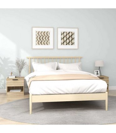 vidaXL Bedside Cabinets 2 pcs Sonoma Oak Engineered Wood — V0672029754