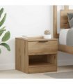 vidaXL Bed Cabinet 2 pcs Artisan Oak 40 x 39 x 40cm Engineered Wood — V0672029757