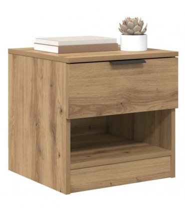 vidaXL Bed Cabinet 2 pcs Artisan Oak 40 x 39 x 40cm Engineered Wood — V0672029757