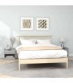 vidaXL Bedside Cabinets 2 pcs Grey Sonoma Engineered Wood — V0672029763