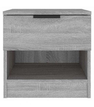 vidaXL Bedside Cabinets 2 pcs Grey Sonoma Engineered Wood — V0672029763