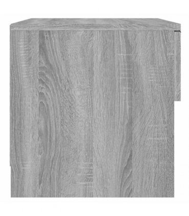 vidaXL Bedside Cabinets 2 pcs Grey Sonoma Engineered Wood — V0672029763