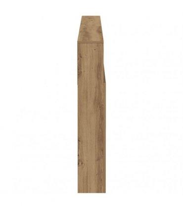 vidaXL Headboard Cabinet Artisian Oak 200x19x103.5 cm Engineered Wood — Colour: artisan oak, Size: 200 x 19 x 103.5 cm