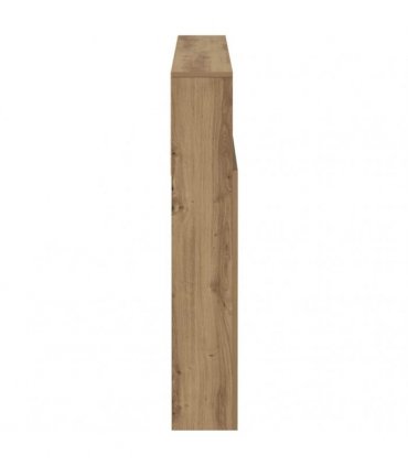 vidaXL Headboard Cabinet Artisian Oak 120x19x103.5 cm Engineered Wood — Colour: artisan oak, Size: 120 x 19 x 103.5 cm